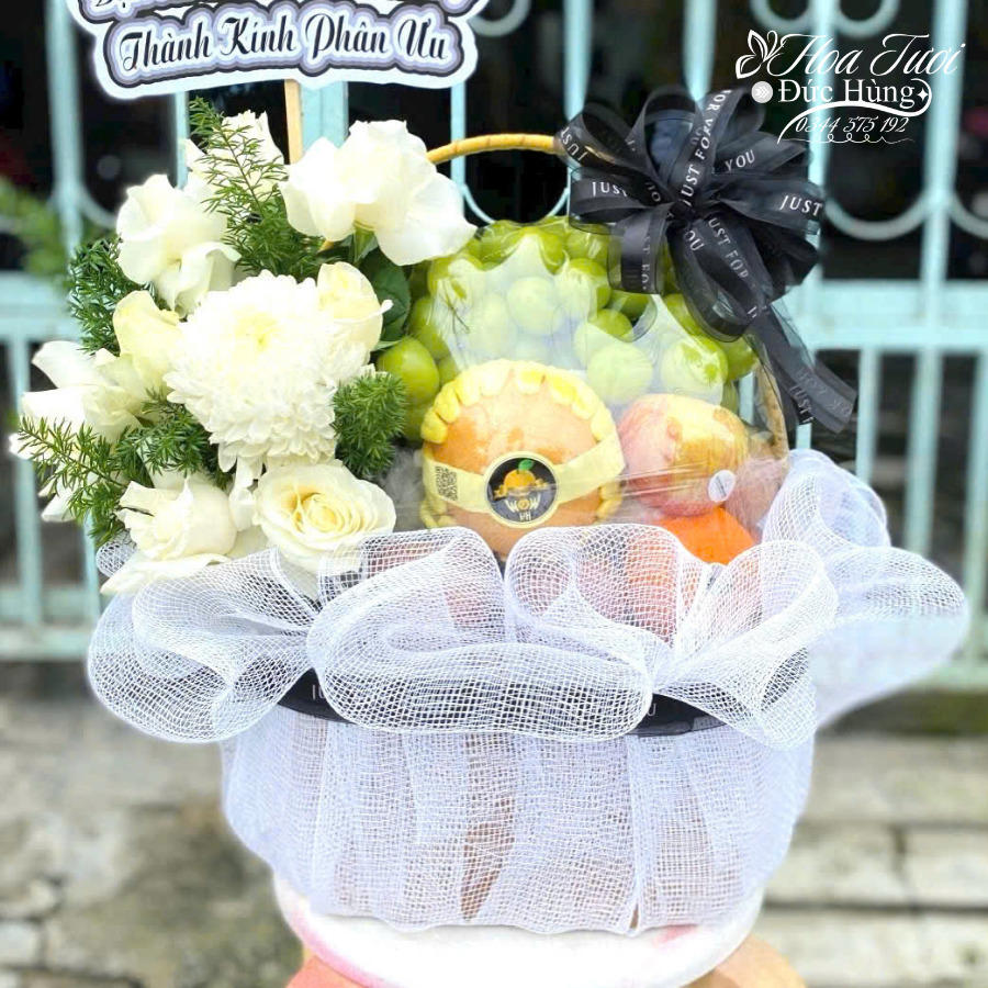 Giỏ Hoa Quả Viếng Đẹp
